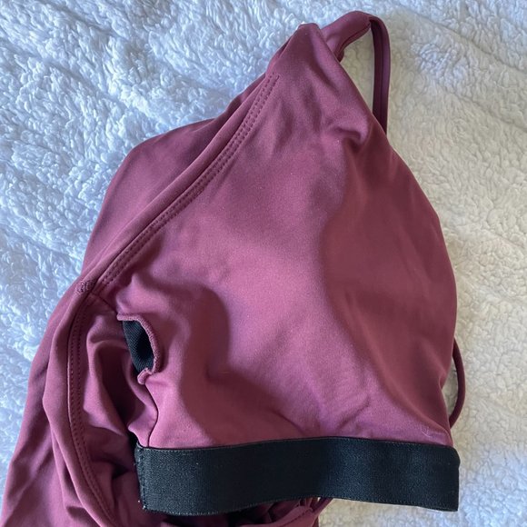 HALARA | Everyday Patitoff Pet Hair Resistant Bodycon Dress BLACK AND MAROON M - Picture 7 of 9